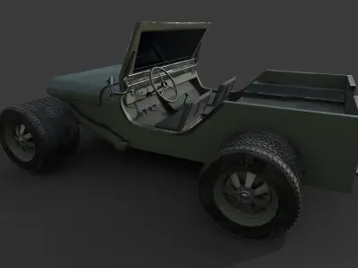 modified jeep 3D model