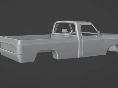 DODGE RAM D250 1990 TRUCK 3D print model