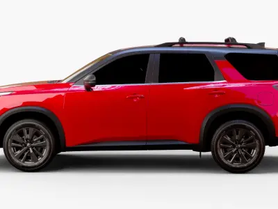 Pathfinder Platinum 4WD 2022 Low-poly 3D model