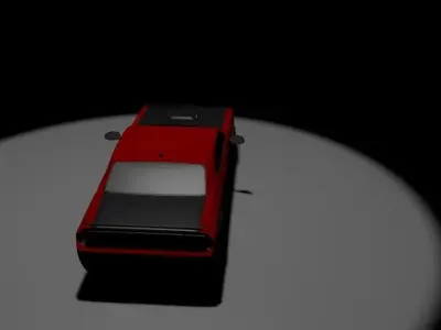 dodge pickup truck 3D model