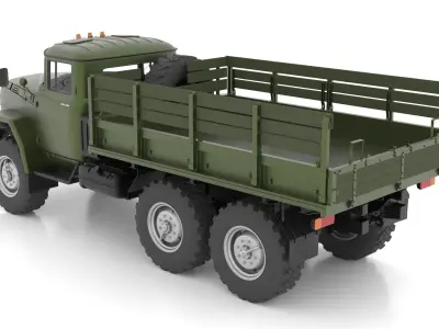 ZiL-131 Truck highpoly 3D model