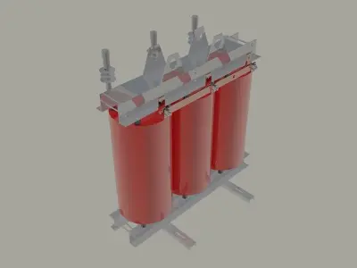 Cast-Resin Transformer 100 kVA - 2004 kV Free 3D model