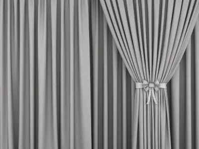 curtain N1 3D model