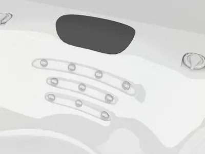 Whirlpool Jacuzzi Hot Tub 2 3D model