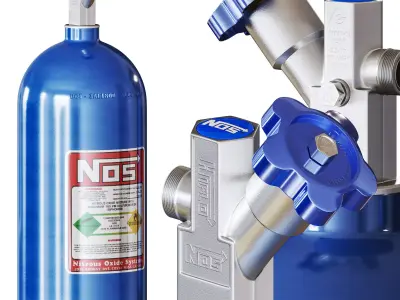 NOS - Nitrous oxide system 3D model