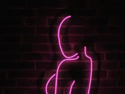 Neon 3D Model 11 - Body Shape 1 3D model