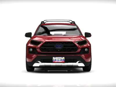 TOYOTA R4V4 2022 ADVENTURE Low-poly 3D model