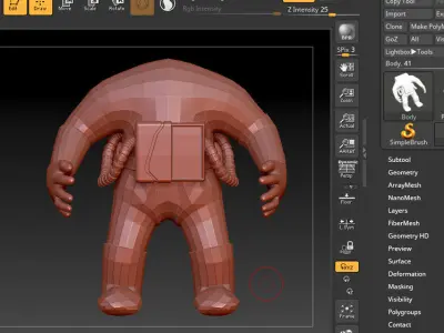 3D Sculpture Phone Stand 3D model