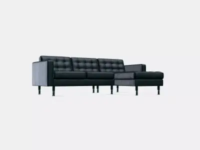 LANDSKRONA 3-seat sofa 4 Low-poly 3D model