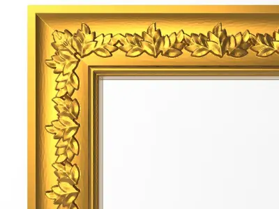 Carved Picture Frame 3D model 23