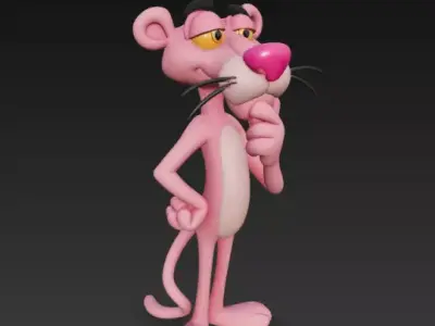 Pink Panther Free 3D print model