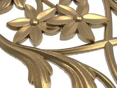  decorative pattern ready for 3D printing 3D model 251