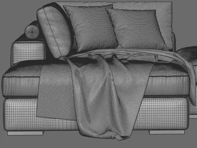 Marac Gordon Chaise Longue 02 3D model