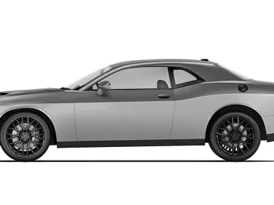 Dodge Challenger SXT 2015 3D model