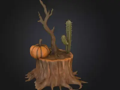 Deserted Harmony Low-poly 3D model