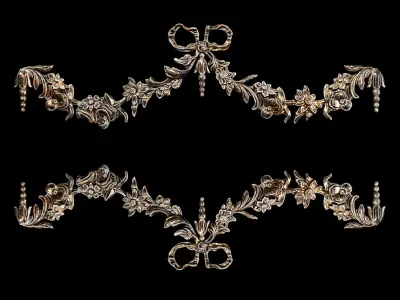 Classic carved 014 3D model