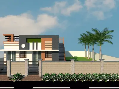 Modern Elevation 004 3D model