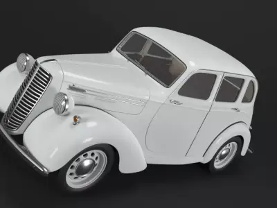 Hindustan Ten 3d Car Model 3D model