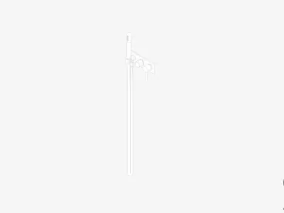 Shower - Hand - Luxury - Sleek Low-poly 3D model