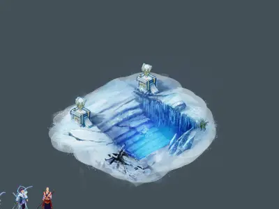 Stone Icefield - Cave 01 3D model
