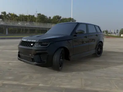 3D Range Rover Sport 2018 3D model