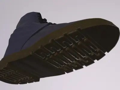 DR MARTENS 1460 BOOTS PBR Low-poly 3D model