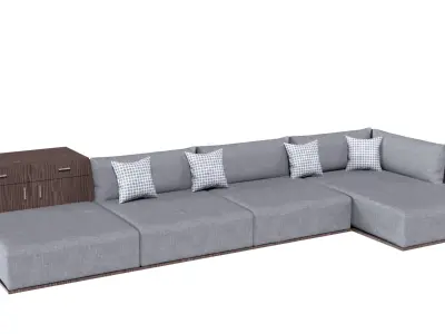 Modern Sofa Free 3D model purchase