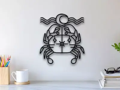 Zodiac Design Wall Art 3D print model