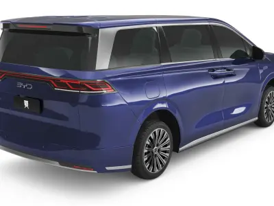 2025 BYD M9 3D model