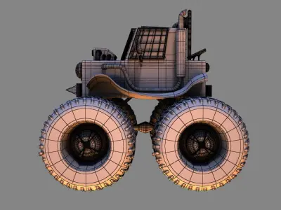Monster truck 3D model