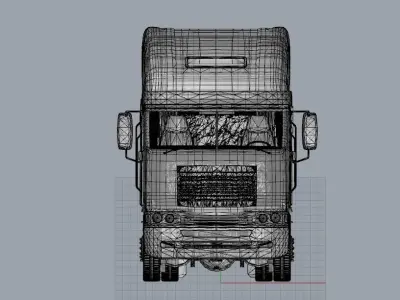 Truck 3D Print Model - freight argosy 3D print model