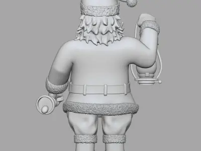SANTA CLAUS 3D print model 3D print model
