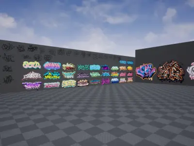 Graffiti Pack Decals V Texture