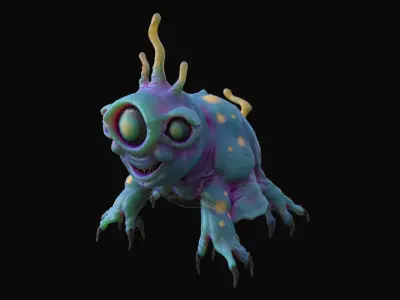 Aquatic Alien Free 3D model