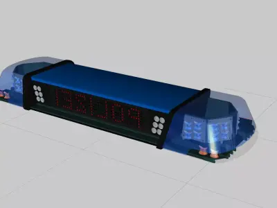 zirkon lightbar 3D model