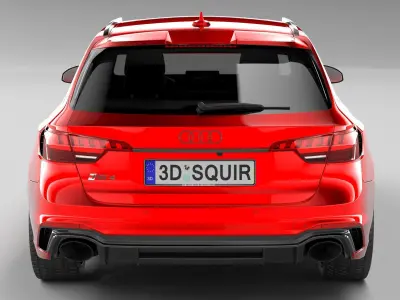 Audi RS4 Avant 2020 3D model