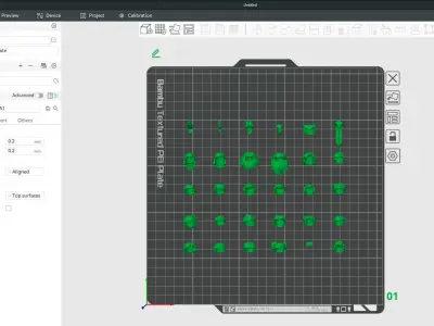 TwindBricks3D - Minifigure Hair pack 4 3D print model