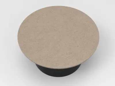 Gofi Side Table Low-poly 3D model