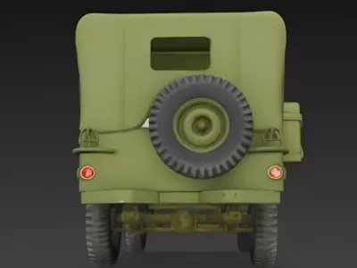 Highly Realistic Jeep 3D Model 3D model