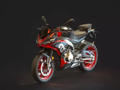 Base model  Aprilia Tuono 660 2021 3D model