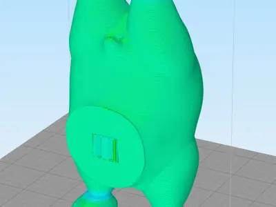 DOG YOGA 1 3D print model