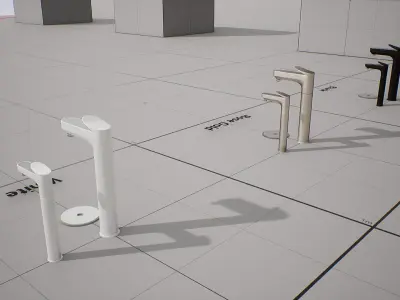 SAMSUNG - BESPOKE Water Purfier Low-poly 3D model