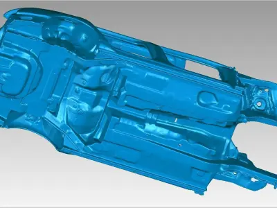 Automotive Car Body - Body in White 3D print model