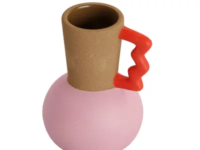  Memphis Bud Vase 3D model