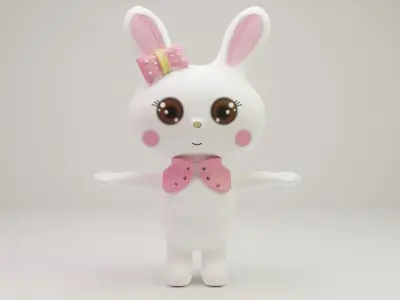 Cute Bunny 3D model purchase