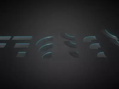 Road and Lantern Free low-poly 3D model