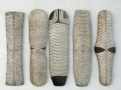 Zulu Elongated Shields 2 3D model