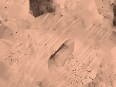 Mascaron Low-poly 3D model