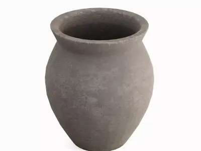 Pottery Cup 01 Low-poly 3D model