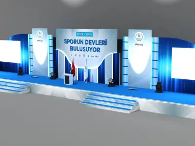 3d Scenery Design 001 3D model